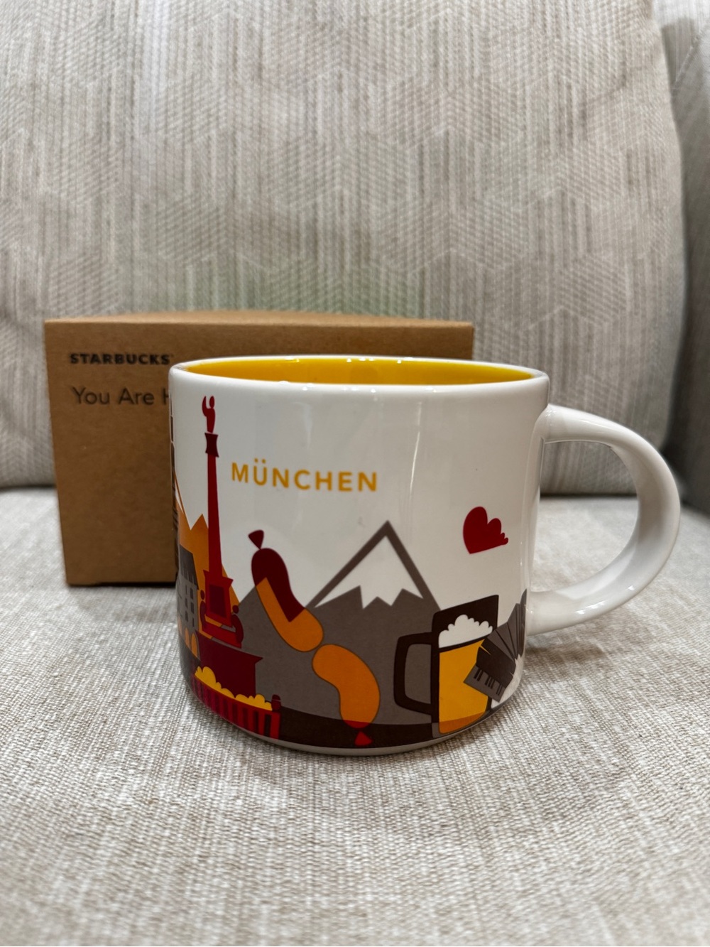 NIB Starbucks München Munich Germany You Are Here Collection Ceramic Mug
